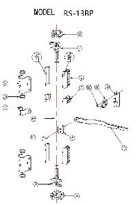 Door Locking Parts for Container Repair (RS-13BF)