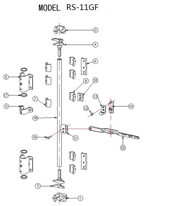 Shipping Container Door Locking Gear (RS-11GF)